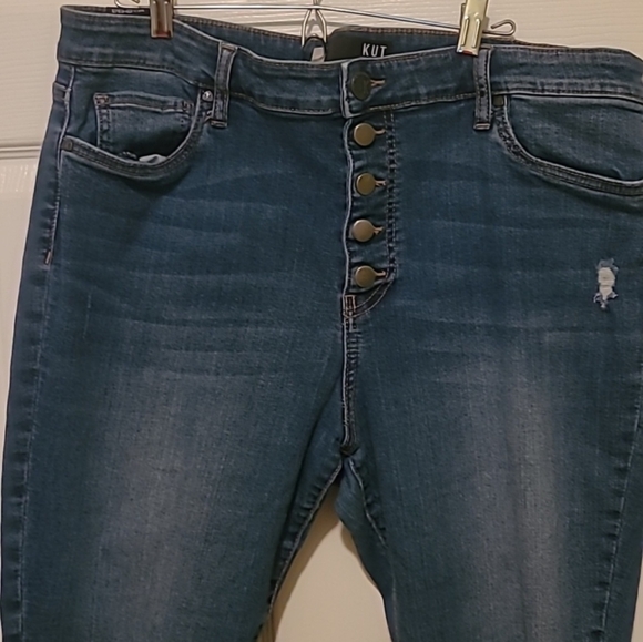 Kut From The Kloth skinny jeans, size 16 - Picture 2 of 6